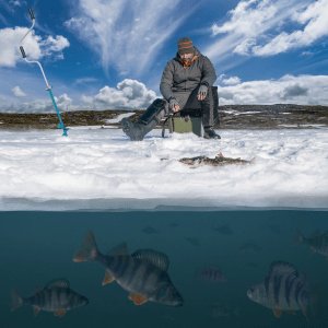 Ice fishing in United Kigdom